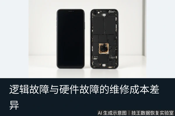 文章内容场景示意图:逻辑故障与硬件故障的维修成本差异