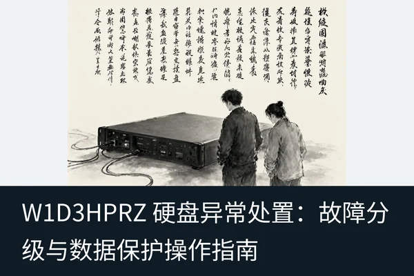 W1D3HPRZ 硬盘异常处置：故障分级与数据保护操作指南（2）