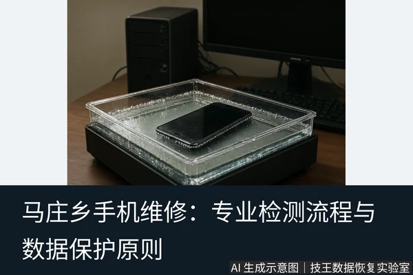 文章内容场景示意图:马庄乡手机维修:专业检测流程与数据保护原则