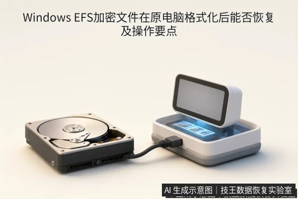正文场景:文章内容场景示意图:Windows EFS加密文件在原电脑格式化后能否恢复及操作要点