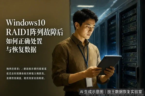 正文场景:文章内容场景示意图:Windows10 RAID1阵列故障后如何正确处置与恢复数据