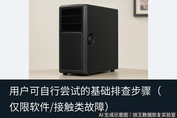 文章内容场景示意图:用户可自行尝试的基础排查步骤(仅限软件/接触类故障)