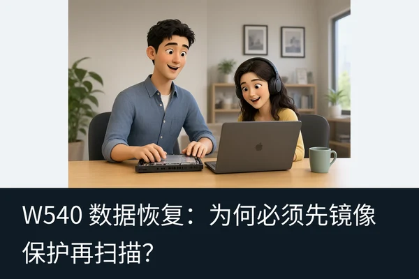 W540 数据恢复:为何必须先镜像保护再扫描?(2)