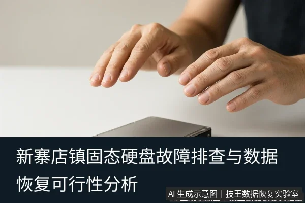 文章内容场景示意图：新寨店镇固态硬盘故障排查与数据恢复可行性分析