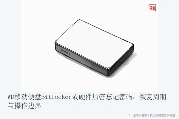WD移动硬盘BitLocker或硬件加密忘记密码:恢复周期与操作边界(2)