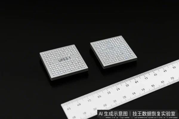 文章内容场景示意图：更换存储芯片和数据恢复是两个不同目标