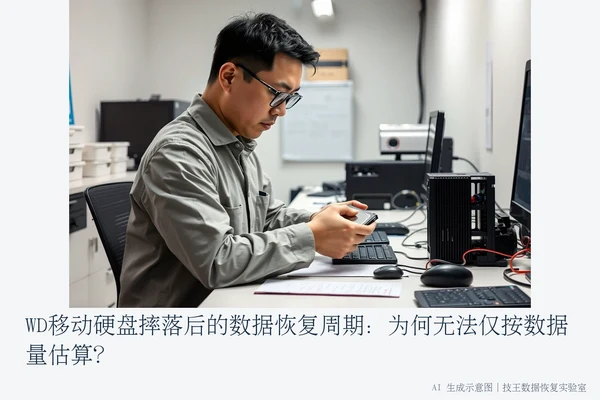 WD移动硬盘摔落后的数据恢复周期：为何无法仅按数据量估算？（2）
