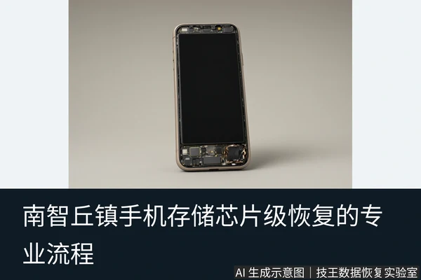 文章内容场景示意图:南智丘镇手机存储芯片级恢复的专业流程