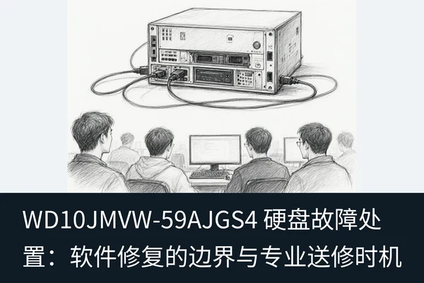 WD10JMVW-59AJGS4 硬盘故障处置:软件修复的边界与专业送修时机(2)