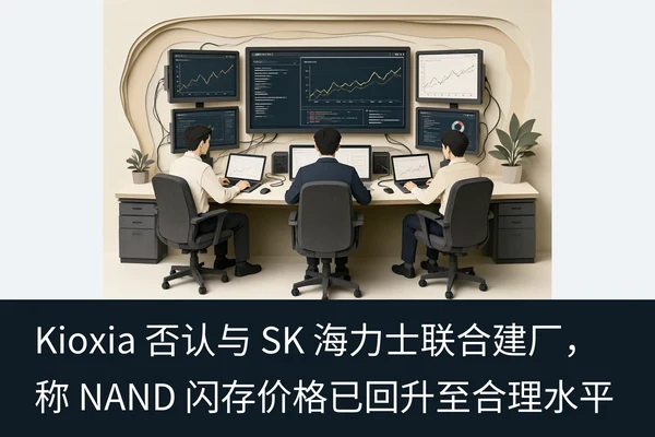 Kioxia 否认与 SK 海力士联合建厂，称 NAND 闪存价格已回升至合理水平（2）