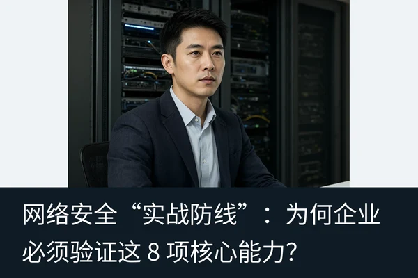 网络安全“实战防线”:为何企业必须验证这 8 项核心能力?(1)