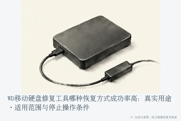 WD移动硬盘修复工具哪种恢复方式成功率高:真实用途、适用范围与停止操作条件(1)