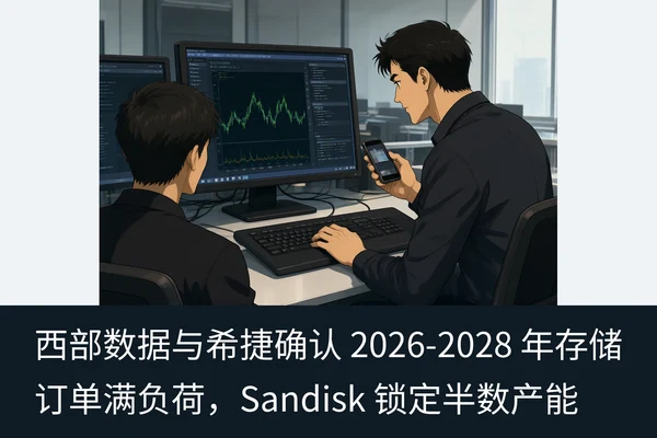 西部数据与希捷确认 2026-2028 年存储订单满负荷，Sandisk 锁定半数产能（1）