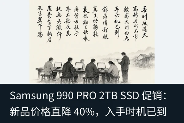 Samsung 990 PRO 2TB SSD 促销：新品价格直降 40%，入手时机已到（1）