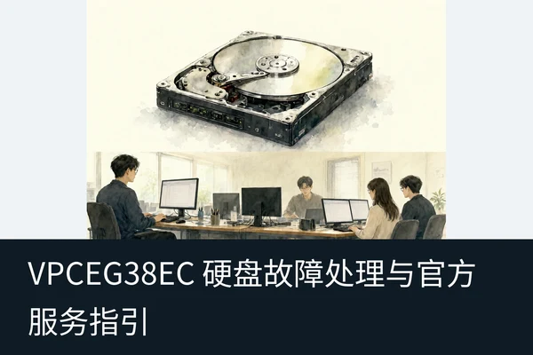 VPCEG38EC 硬盘故障处理与官方服务指引(2)