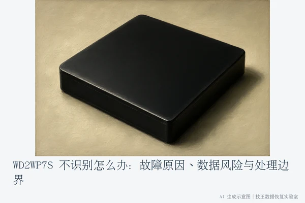 WD2WP7S 不识别怎么办:故障原因、数据风险与处理边界(1)
