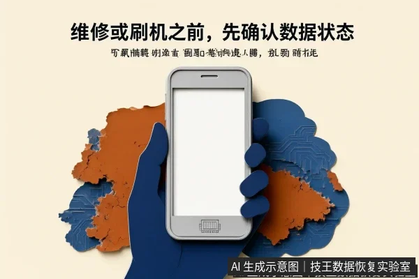 文章内容场景示意图:维修或刷机之前,先确认数据状态