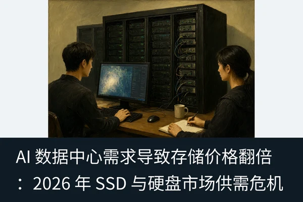 AI 数据中心需求导致存储价格翻倍：2026 年 SSD 与硬盘市场供需危机（2）