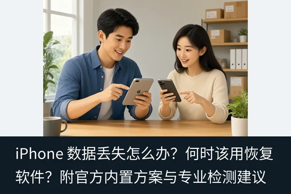 iPhone 数据丢失怎么办?何时该用恢复软件?附官方内置方案与专业检测建议(2)