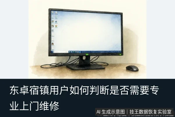 文章内容场景示意图:东卓宿镇用户如何判断是否需要专业上门维修