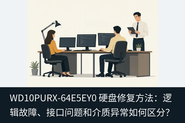 WD10PURX-64E5EY0 硬盘修复方法:逻辑故障、接口问题和介质异常如何区分?(1)
