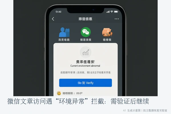 微信文章访问遇“环境异常”拦截：需验证后继续（1）