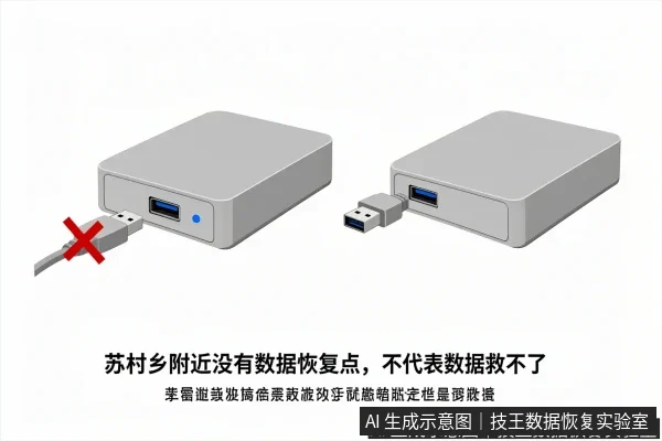 文章内容场景示意图:苏村乡附近没有数据恢复点,不代表数据救不了