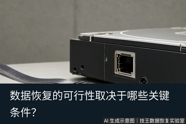 文章内容场景示意图:数据恢复的可行性取决于哪些关键条件?