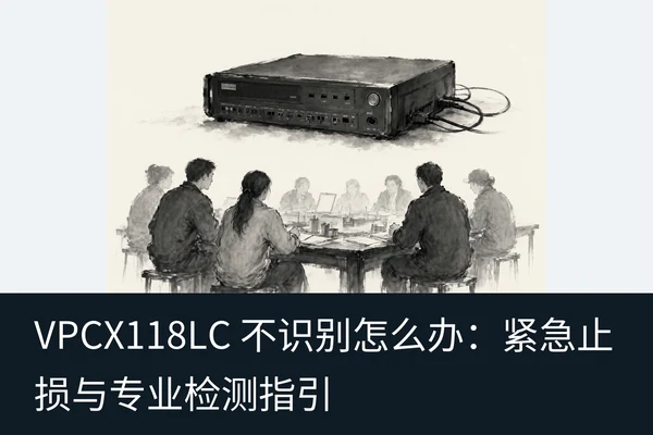VPCX118LC 不识别怎么办:紧急止损与专业检测指引(1)