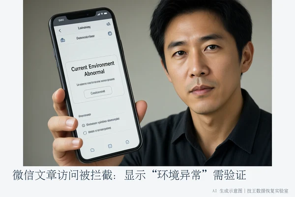 微信文章访问被拦截:显示“环境异常”需验证(1)