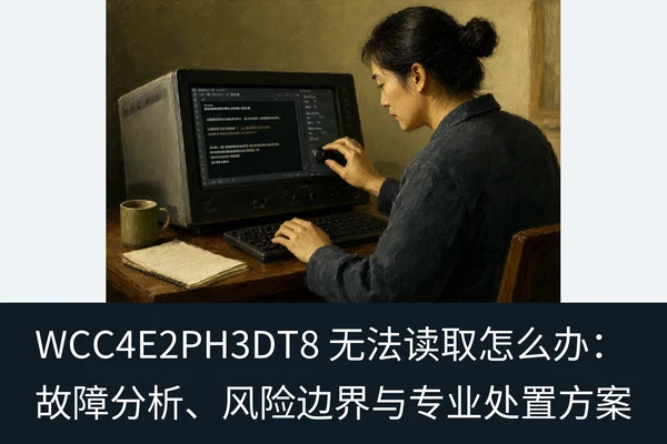 WCC4E2PH3DT8 无法读取怎么办：故障分析、风险边界与专业处置方案