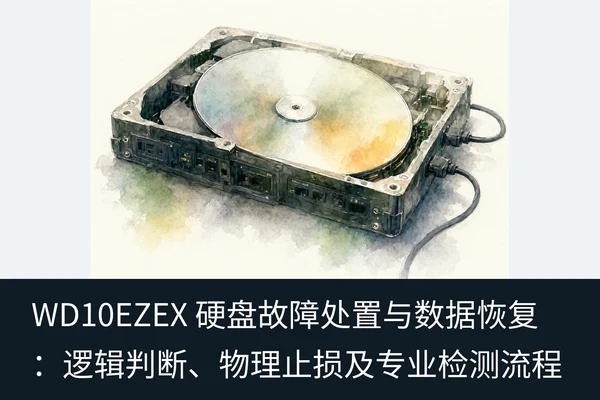 WD10EZEX 硬盘故障处置与数据恢复：逻辑判断、物理止损及专业检测流程（1）