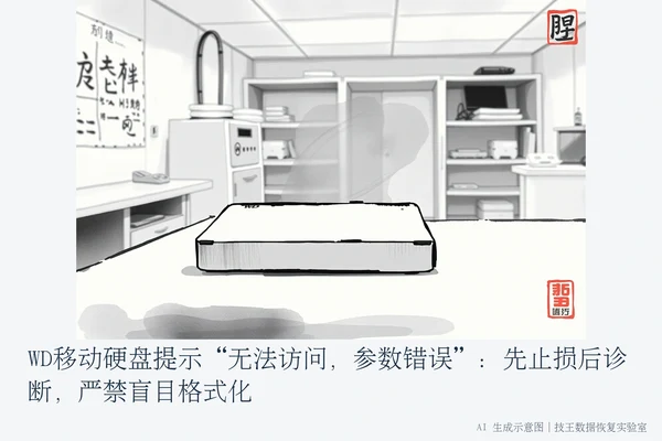 WD移动硬盘提示“无法访问,参数错误”:先止损后诊断,严禁盲目格式化(2)