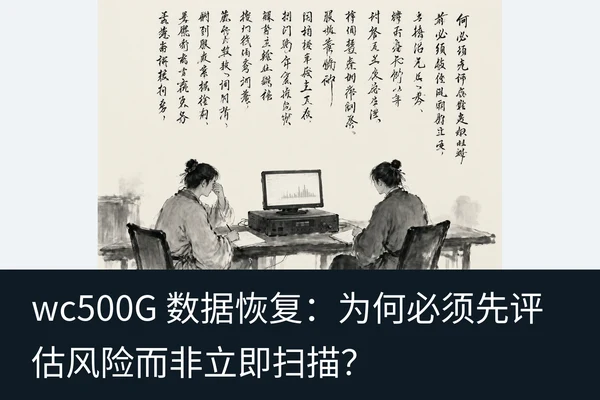 wc500G 数据恢复:为何必须先评估风险而非立即扫描?(1)