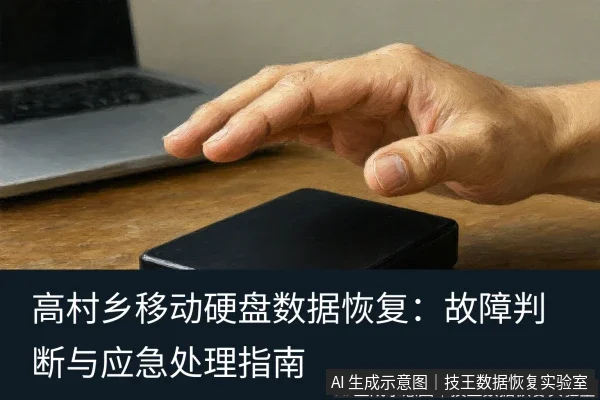 文章内容场景示意图:高村乡移动硬盘数据恢复:故障判断与应急处理指南