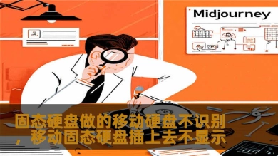 固态硬盘做的移动硬盘不识别，移动固态硬盘插上去不显示