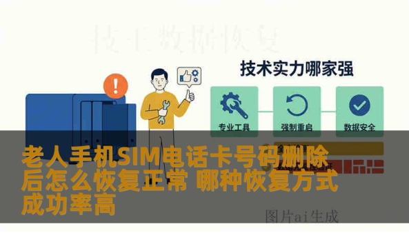 老人手机SIM电话卡号码删除后怎么恢复正常 哪种恢复方式成功率高