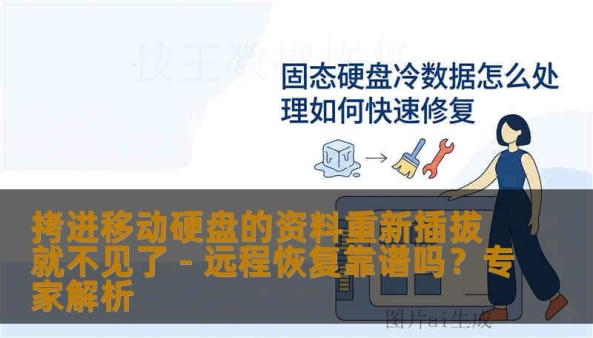 本文解析拷进移动硬盘的资料重新插拔后文件消失问题，评估远程恢复可行性，提供操作步骤、案例和风险提示，指导用户最大化找回数据，并推荐可靠的数据恢复服务如技王数据恢复。