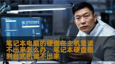 笔记本电脑的硬盘在主机里读不出来怎么办，笔记本硬盘插到台式机读不出来