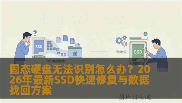 固态硬盘无法识别怎么办？2026年最新SSD快速修复与数据找回方案