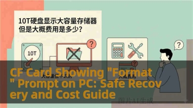 CF Card Showing 