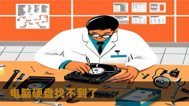 电脑硬盘找不到了