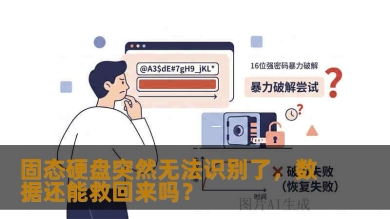 固态硬盘突然无法识别了，数据还能救回来吗？