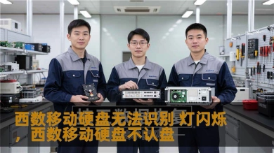 西数移动硬盘无法识别 灯闪烁，西数移动硬盘不认盘