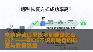 电脑启动项里找不到硬盘怎么办？——BIOS不识别硬盘的排查与数据恢复