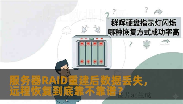 服务器RAID重建后数据丢失，远程恢复到底靠不靠谱？
