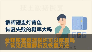 金蝶账套数据损坏可以修复吗？常见问题解析及恢复方法