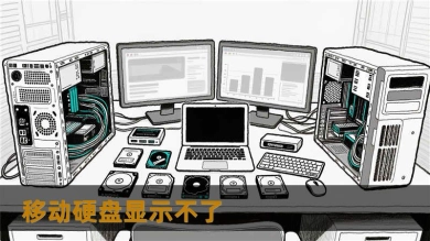 移动硬盘显示不了