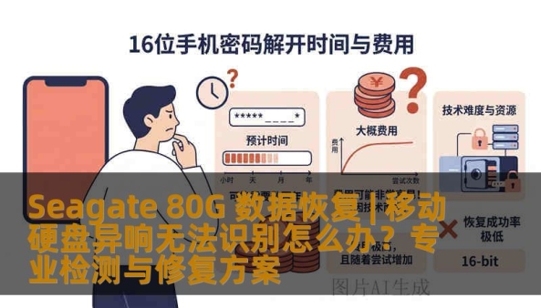 Seagate 80G 数据恢复 | 移动硬盘异响无法识别怎么办？专业检测与修复方案