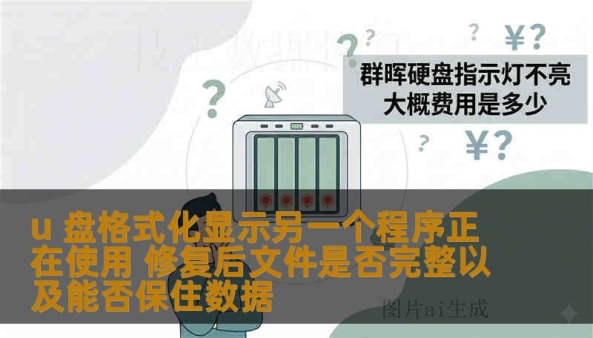 u 盘格式化显示另一个程序正在使用 修复后文件是否完整以及能否保住数据